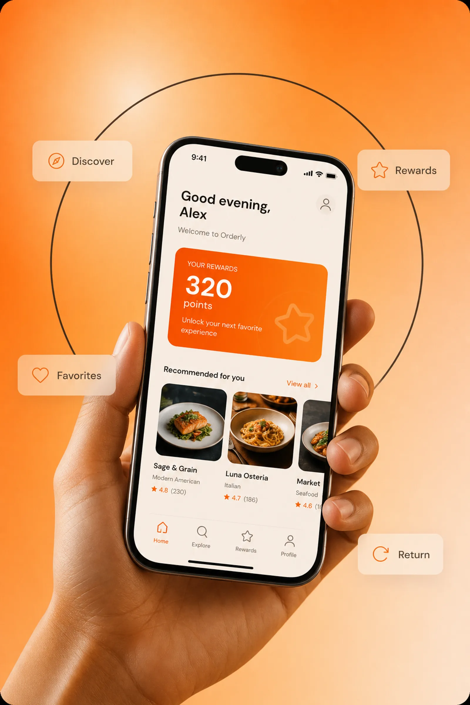 Orderly guest platform rewards and discovery preview